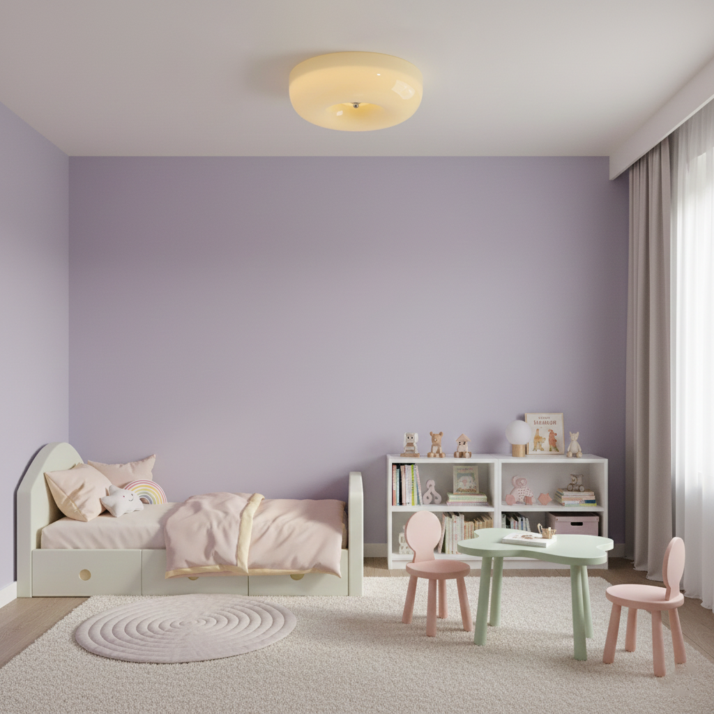 Cream Pudding Ceiling Lamp — product view 11
