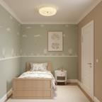 Cream Pudding Ceiling Lamp — product view 9