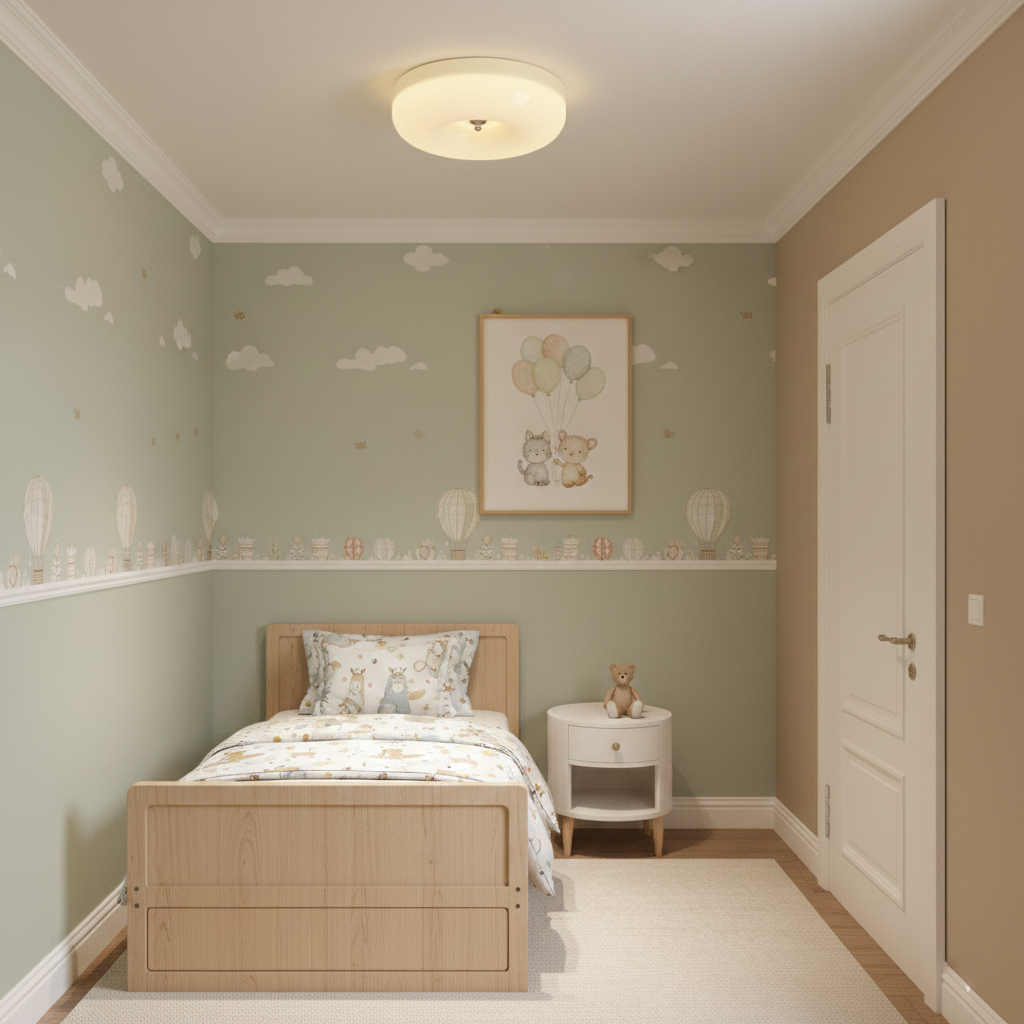 Cream Pudding Ceiling Lamp — product view 9