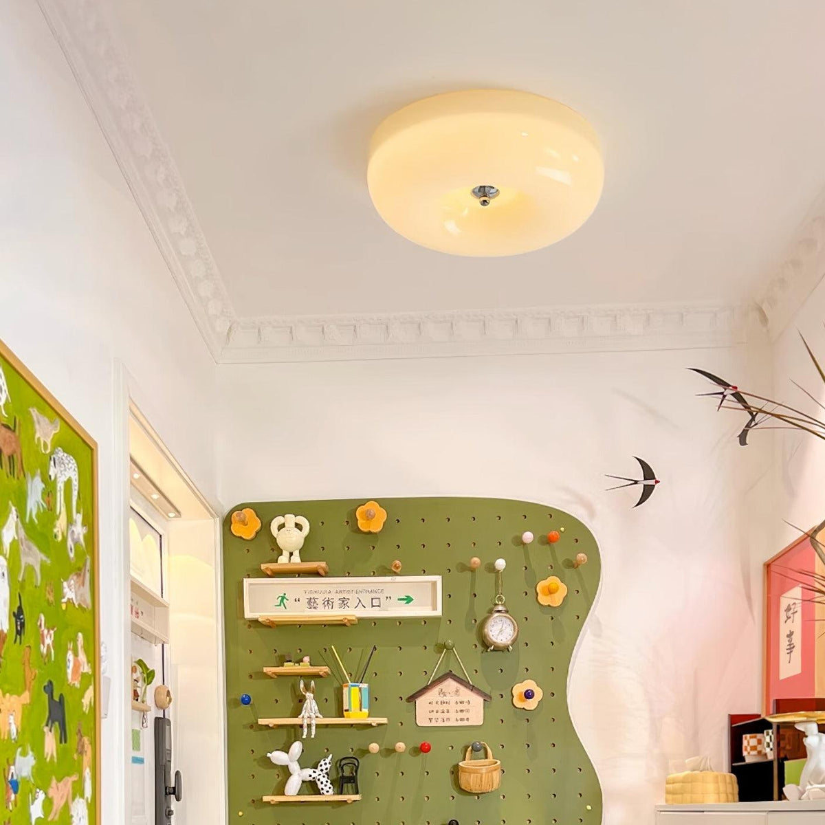 Cream Pudding Ceiling Lamp — product view 16