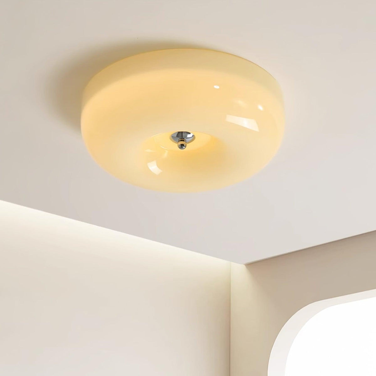 Cream Pudding Ceiling Lamp — product view 17