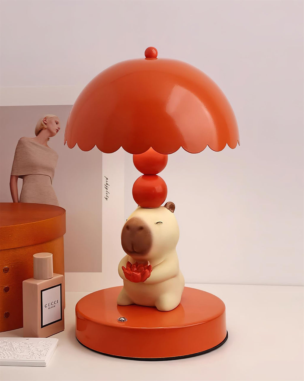 Cute Capibara Metal Table Lamp — product view 19