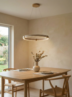 Dainolite Circle Travertine Chandelier — product view 12