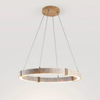 Dainolite Circle Travertine Chandelier — product view 17