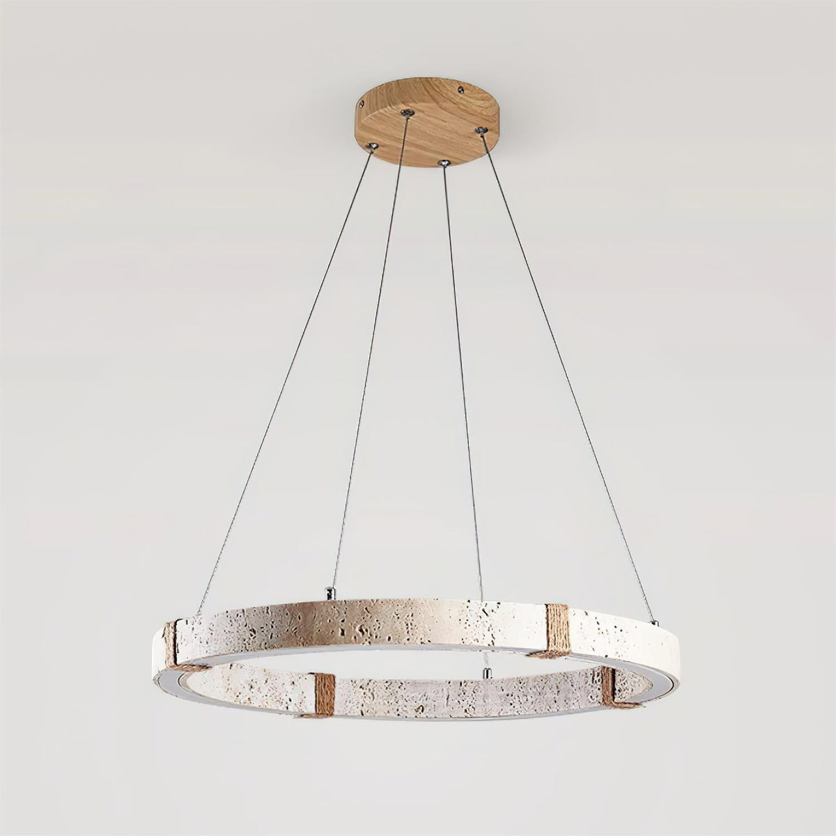 Dainolite Circle Travertine Chandelier — product view 18