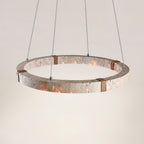 Dainolite Circle Travertine Chandelier — product view 3