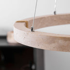 Dainolite Circle Travertine Chandelier — product view 29