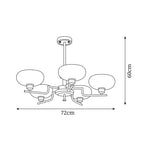 Dalisia Medieval Glass Chandelier — product view 6