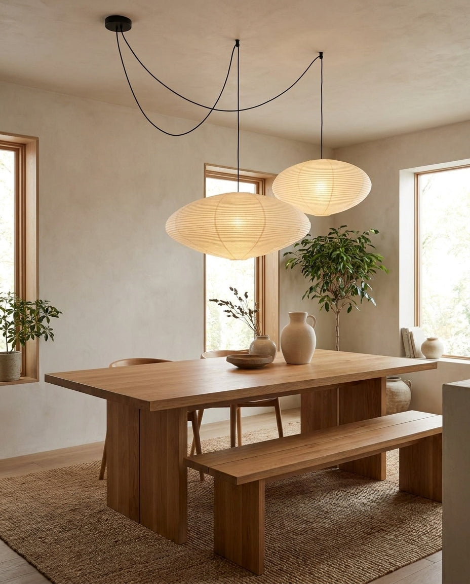 Washi Paper Pendant Light — product view 3