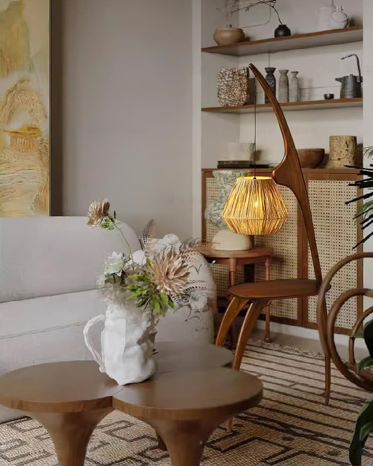 Doiran Wood Floor Lamp — product view 5