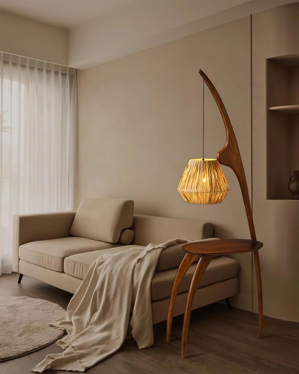 Doiran Wood Floor Lamp — product view 10