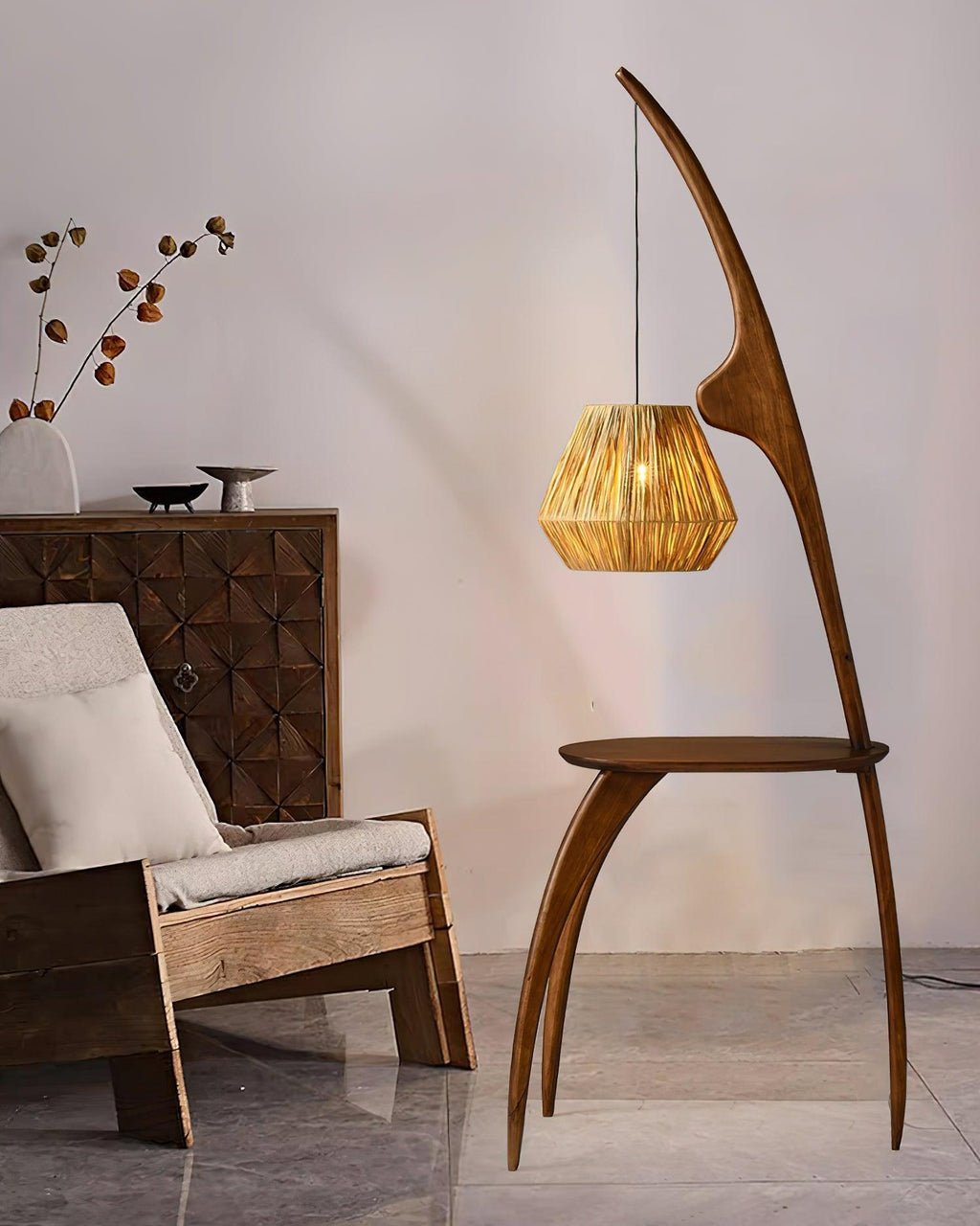 Doiran Wood Floor Lamp — product view 3