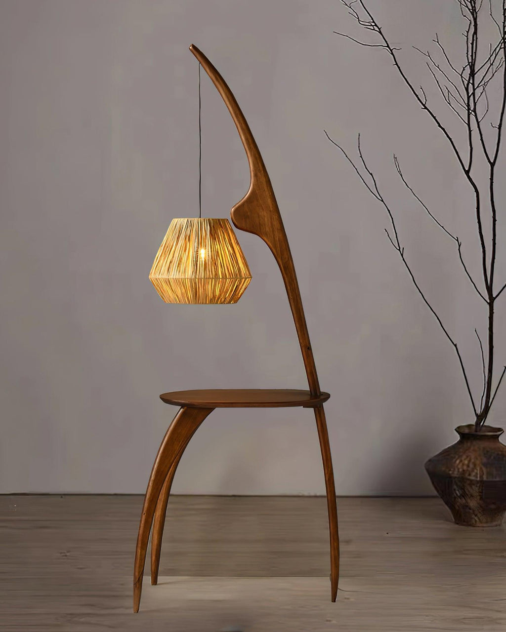 Doiran Wood Floor Lamp — product view 7