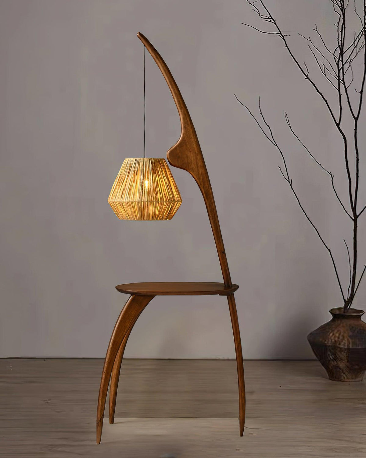 Doiran Wood Floor Lamp — product view 7