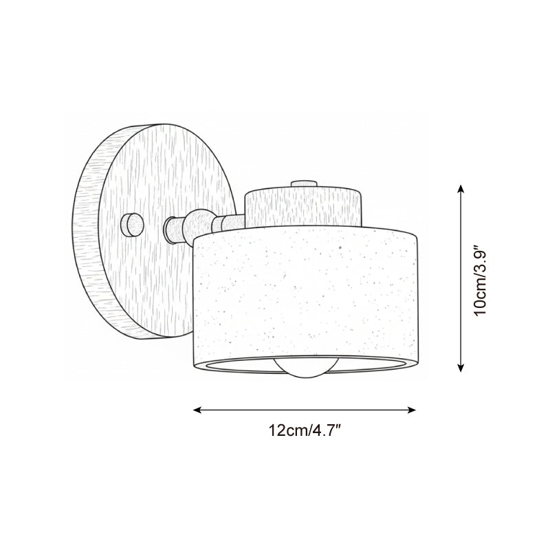 Driftstone Travertine Wall Lamp — product view 5