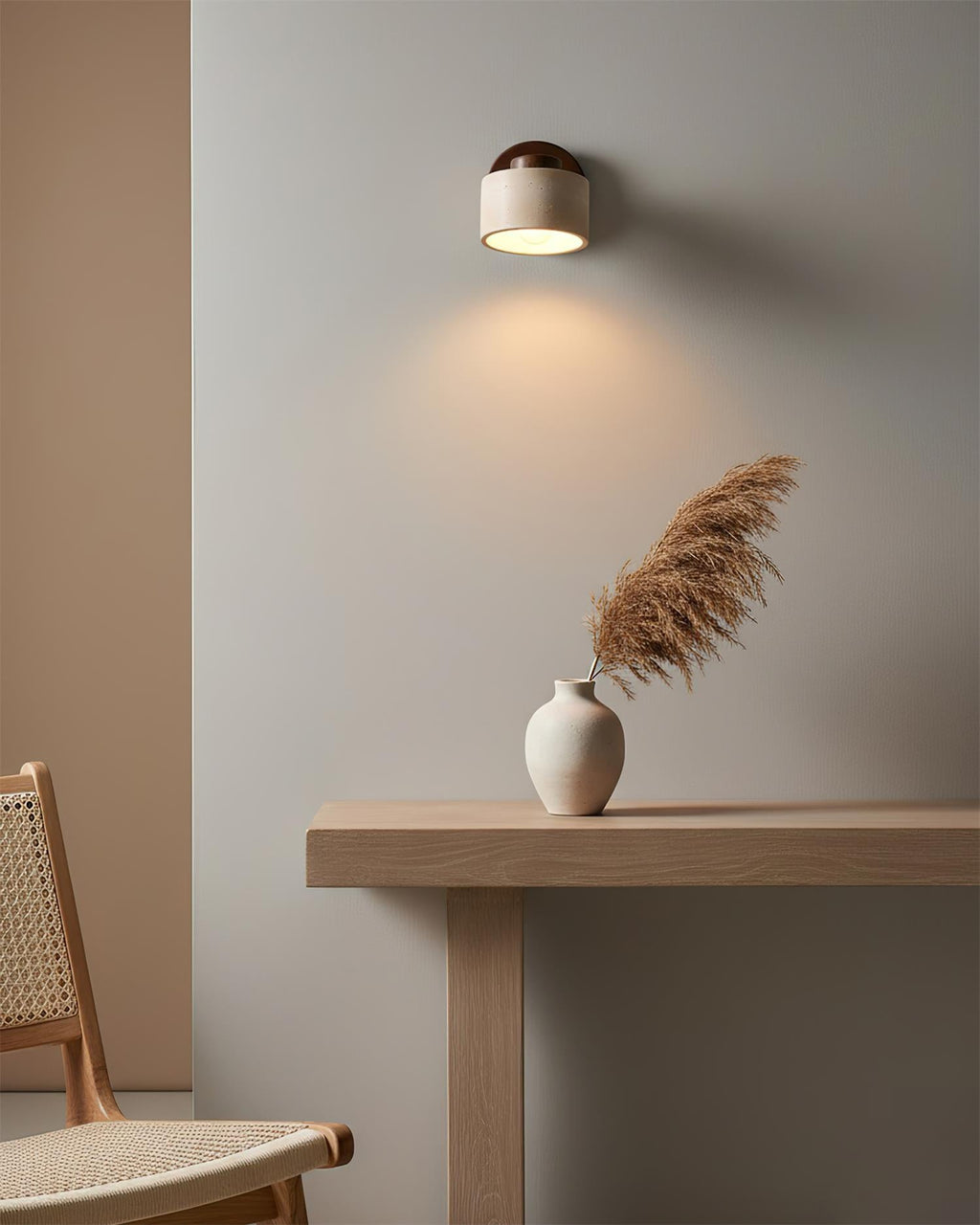 Driftstone Travertine Wall Lamp — product view 13