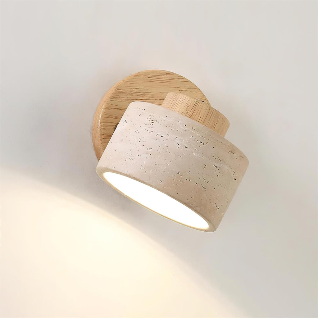 Driftstone Travertine Wall Lamp — product view 17