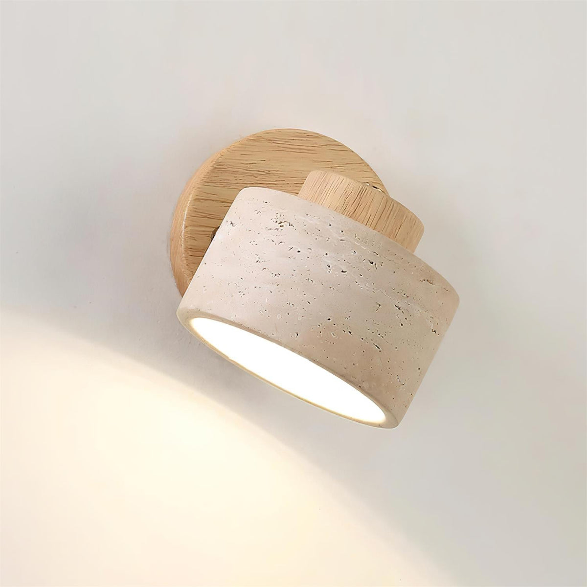 Driftstone Travertine Wall Lamp — product view 17