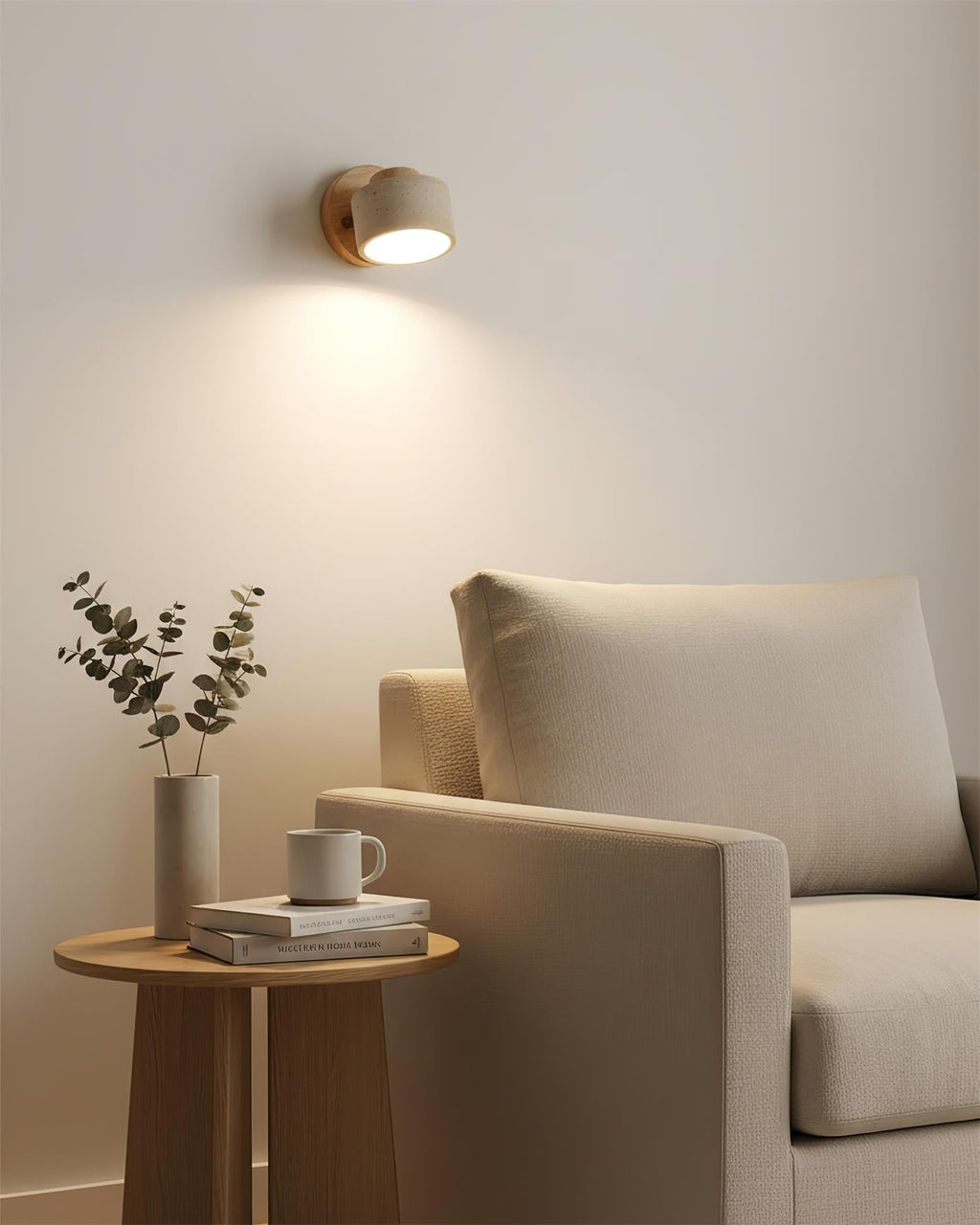 Driftstone Travertine Wall Lamp — product view 9