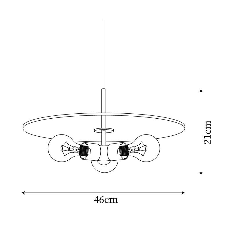 Driti Brass Pendant Lamp — product view 41