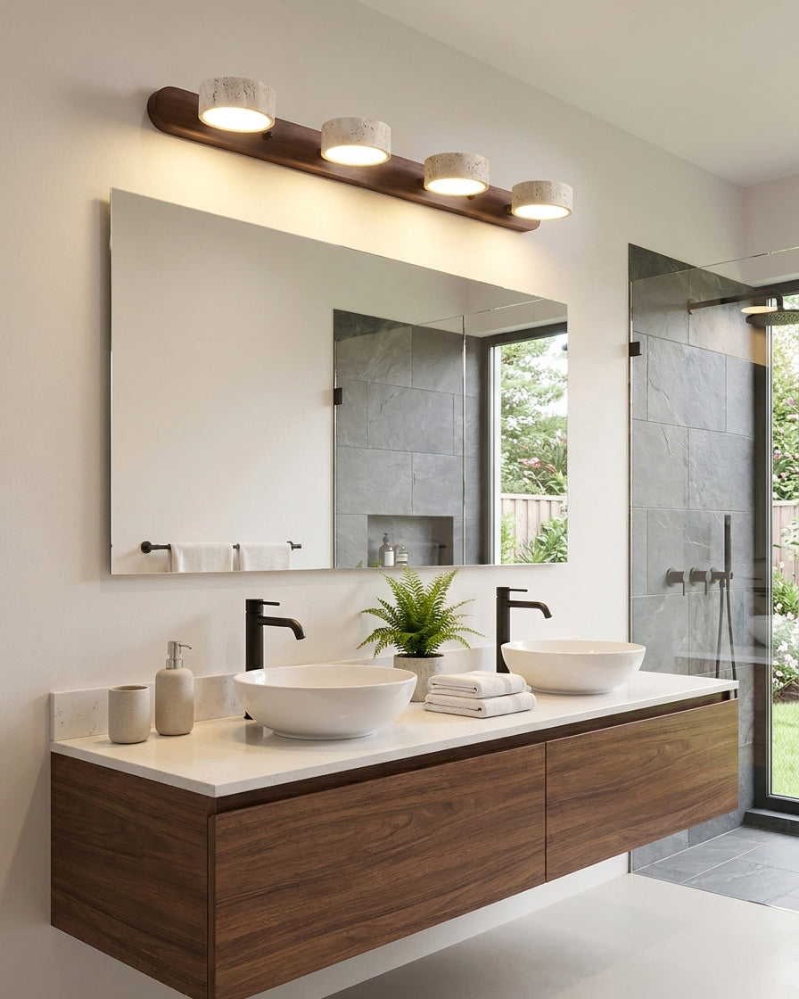 Duvale Travertine Wall Sconce — product view 6