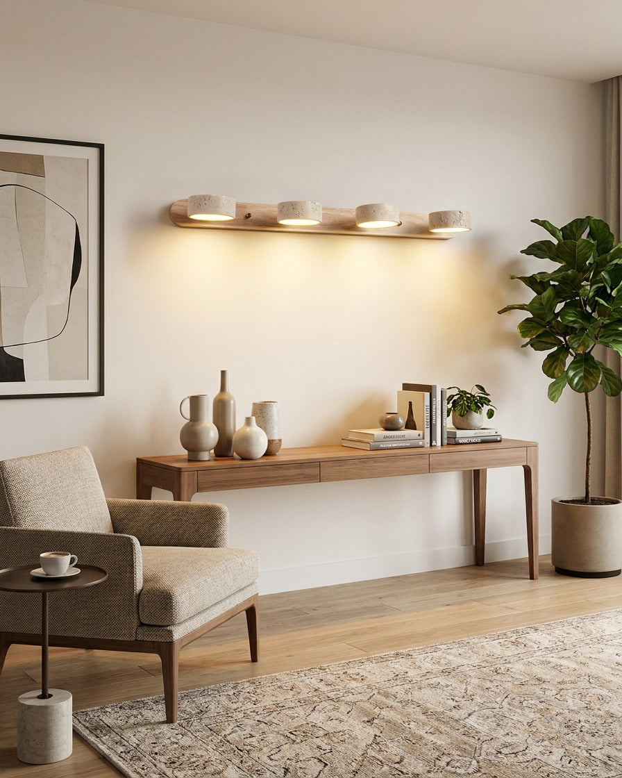 Duvale Travertine Wall Sconce — product view 7