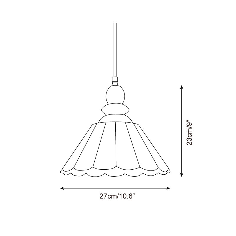 Elara Glass Pendant Lamp — product view 5