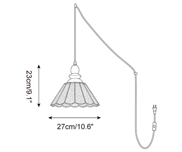 Elara Plug In Pendant Light — product detail 14