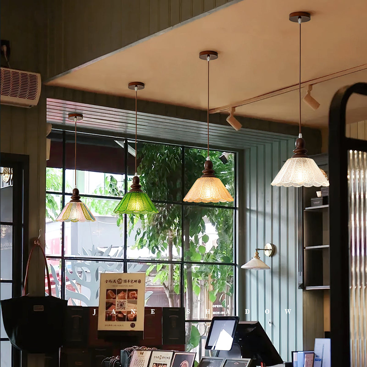 Elara Glass Pendant Lamp — product view 4