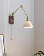 Elia Swing Arm Wood Wall Lamp — product view 19