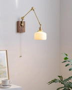 Elia Swing Arm Wood Wall Lamp — product view 22