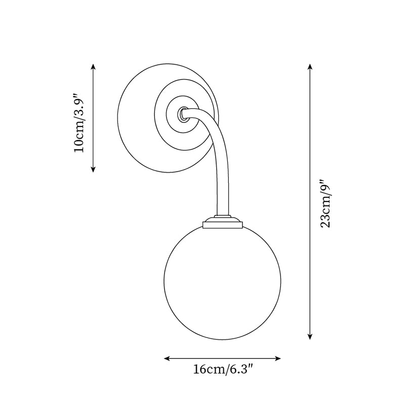 Elio Glass Wall Lamp — product view 5