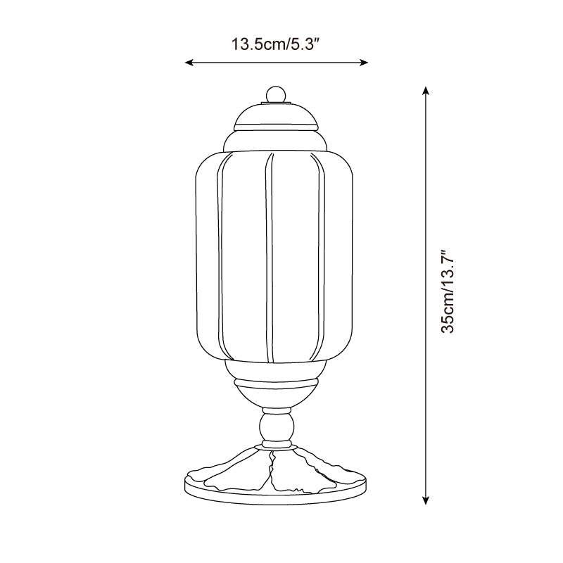 Eloise Glass Table Lamp — product view 5