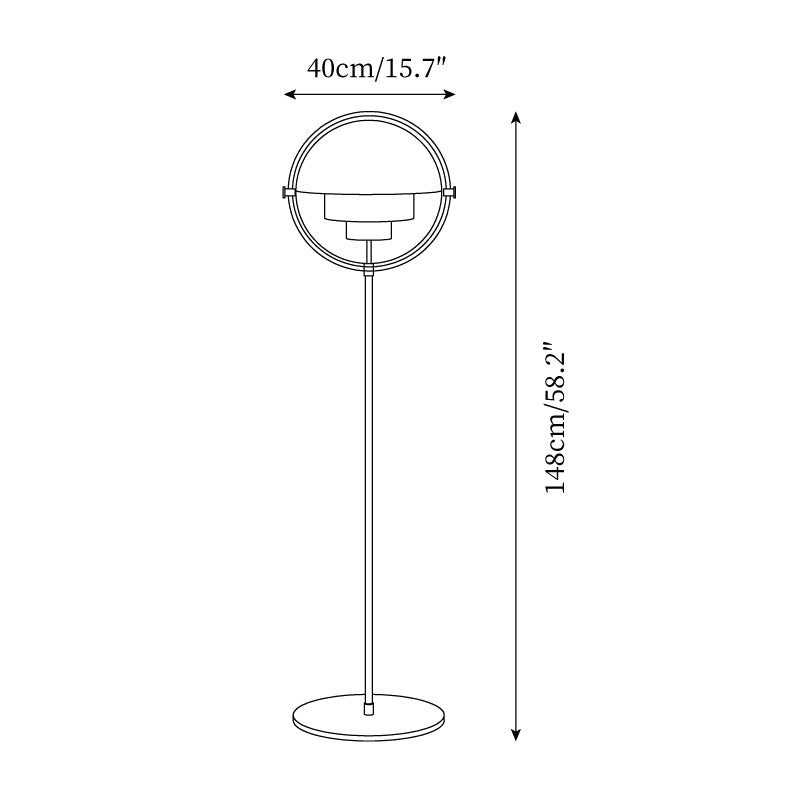 Elvira Metal Floor Lamp — product view 5