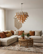 Emily Petal Glass Chandelier — product view 9