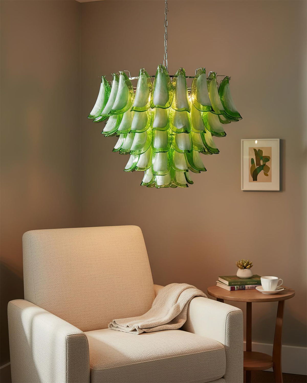 Emily Petal Glass Chandelier — product view 7
