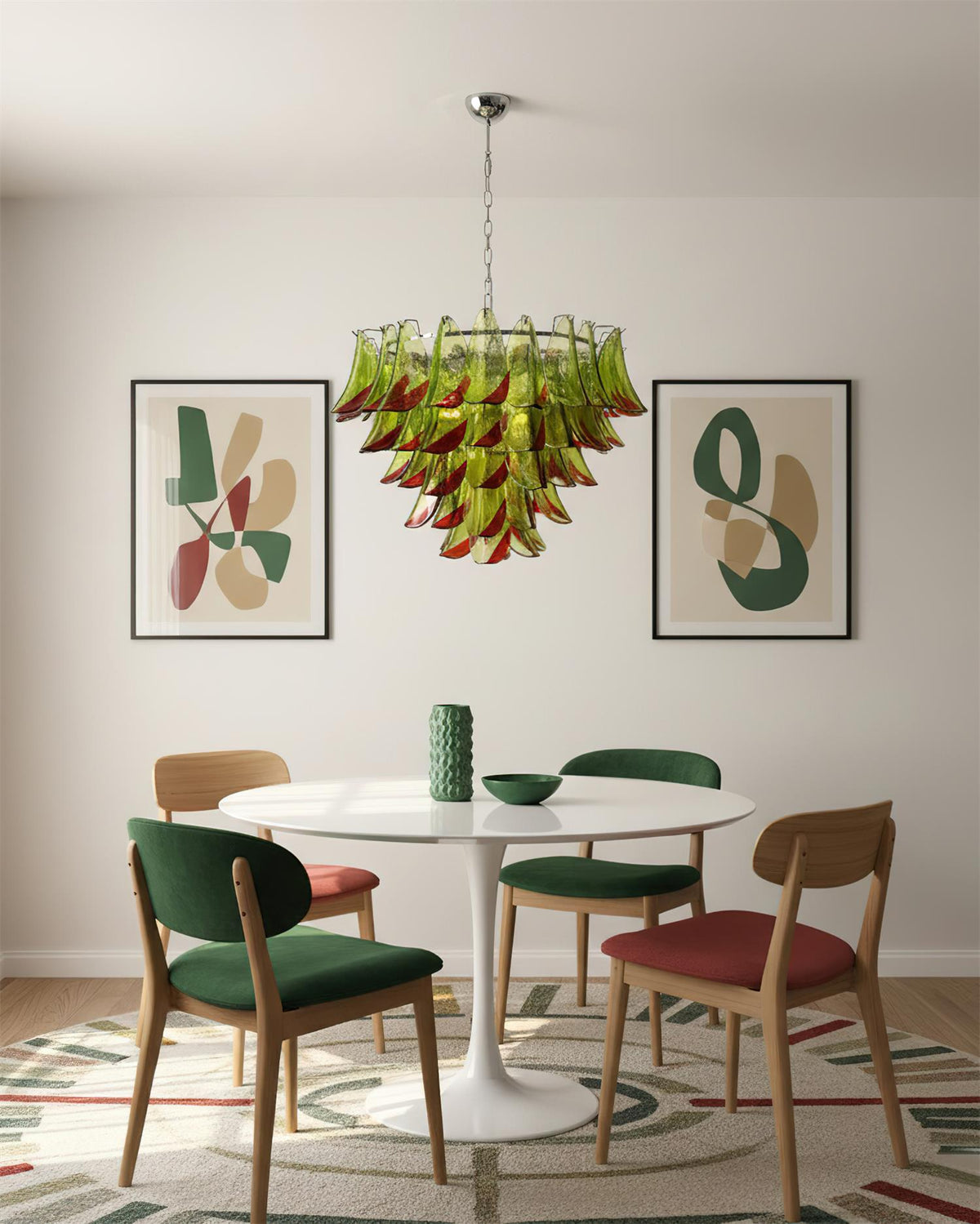 Emily Petal Glass Chandelier — product view 13