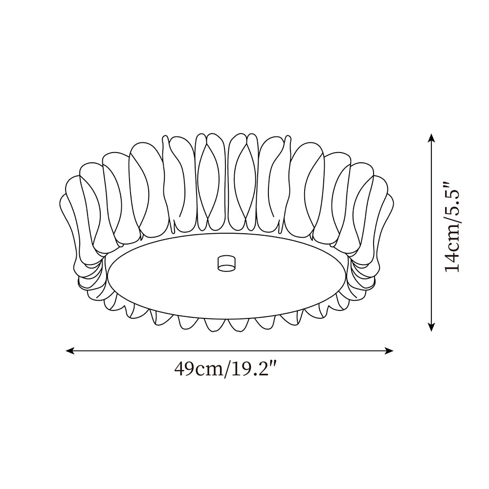 Figura Metal Ceiling Light — product view 5