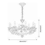 Florentine Petals Metal Chandelier — product view 6