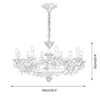 Florentine Petals Metal Chandelier — product view 7