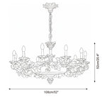 Florentine Petals Metal Chandelier — product view 8