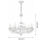 Florentine Petals Metal Chandelier — product view 10