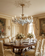 Florentine Petals Metal Chandelier — product view 3