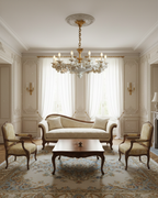 Florentine Petals Metal Chandelier — product view 4