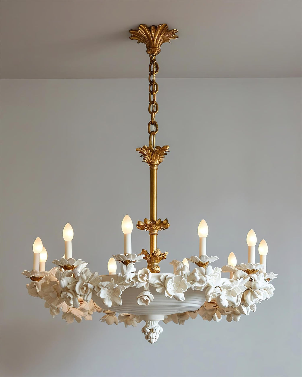 Florentine Petals Metal Chandelier — product view 33