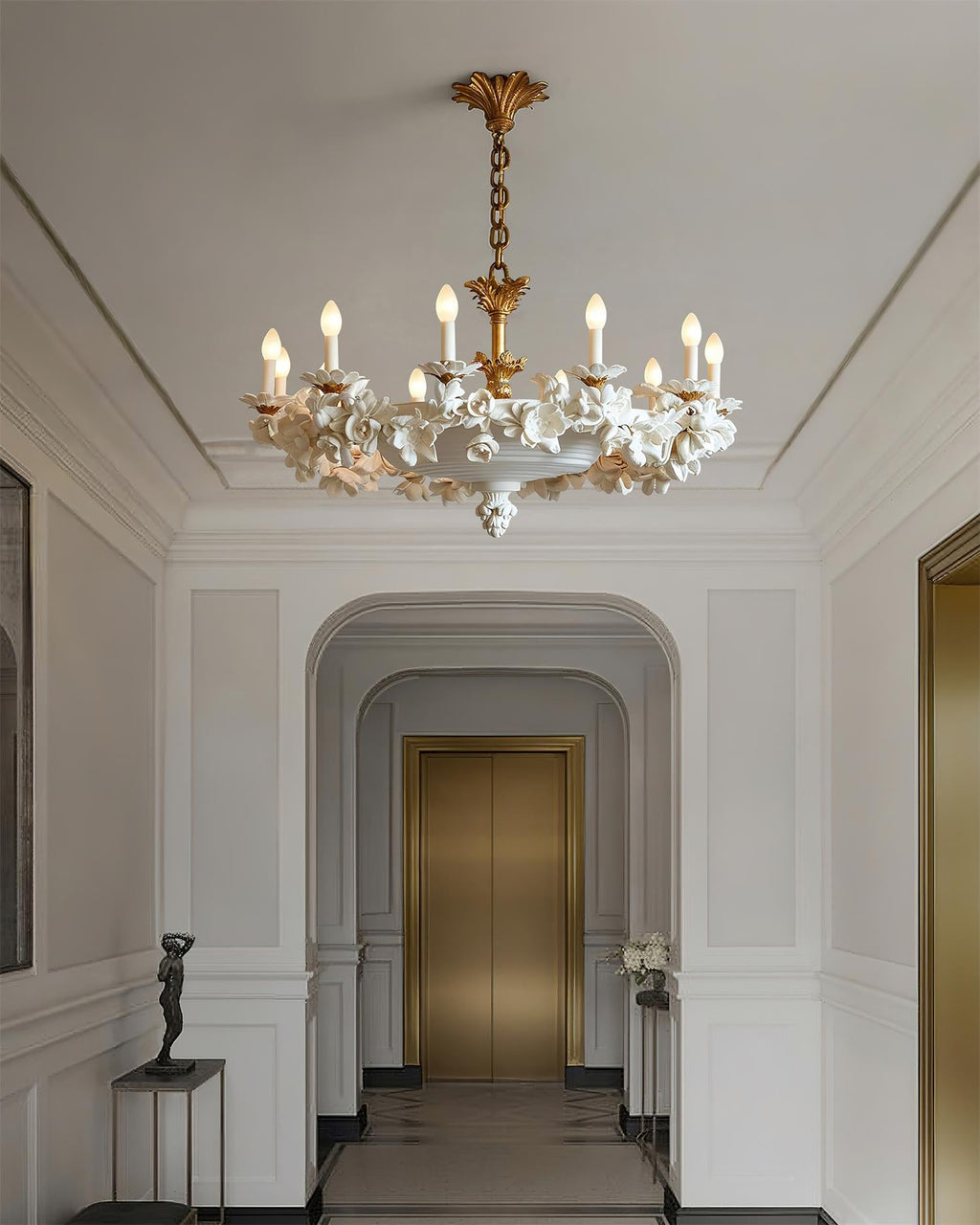 Florentine Petals Metal Chandelier — product view 18