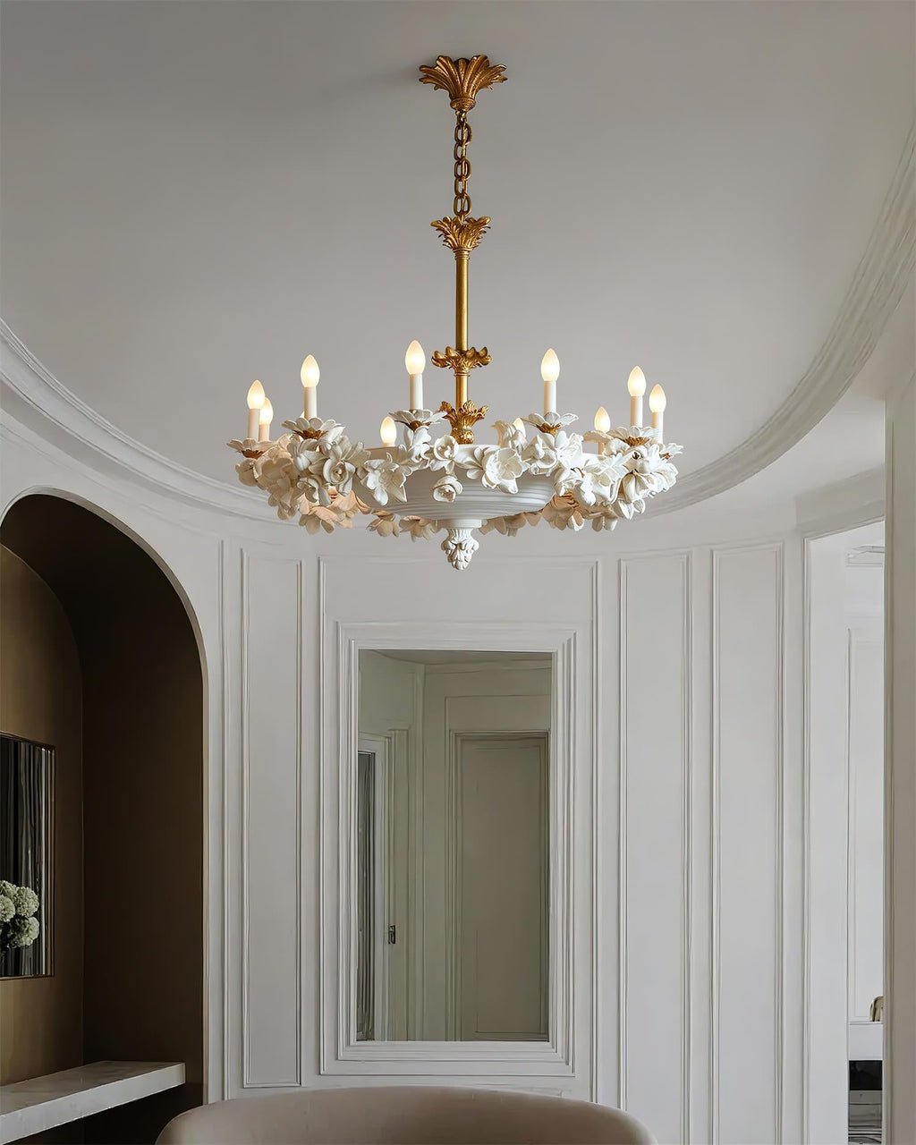 Florentine Petals Metal Chandelier — product view 19