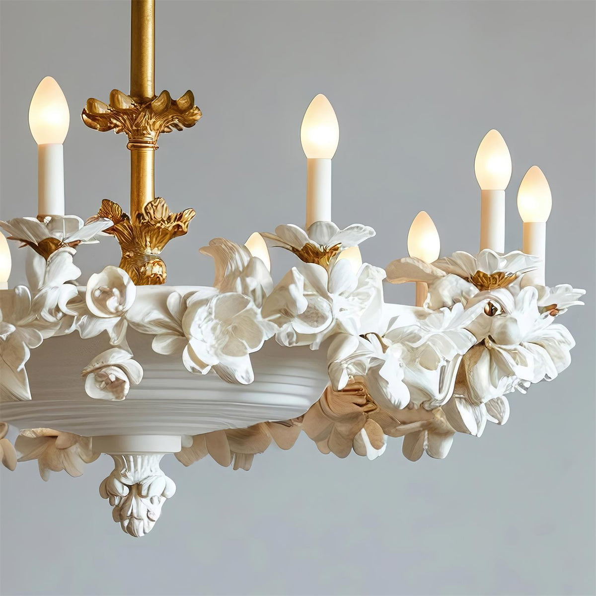 Florentine Petals Metal Chandelier — product view 37