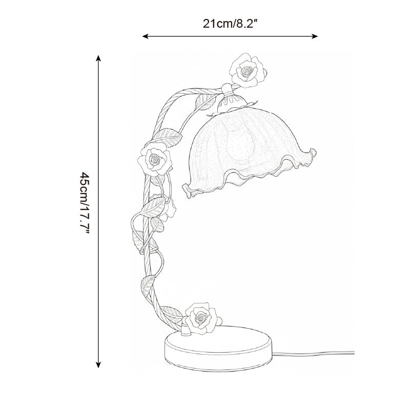 Florielle Glass Table Lamp — product view 5