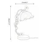 Florielle Glass Table Lamp — product view 5